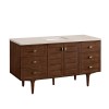 Amberly 60"  Mid-Century Walnut (Vanity Only Pricing)